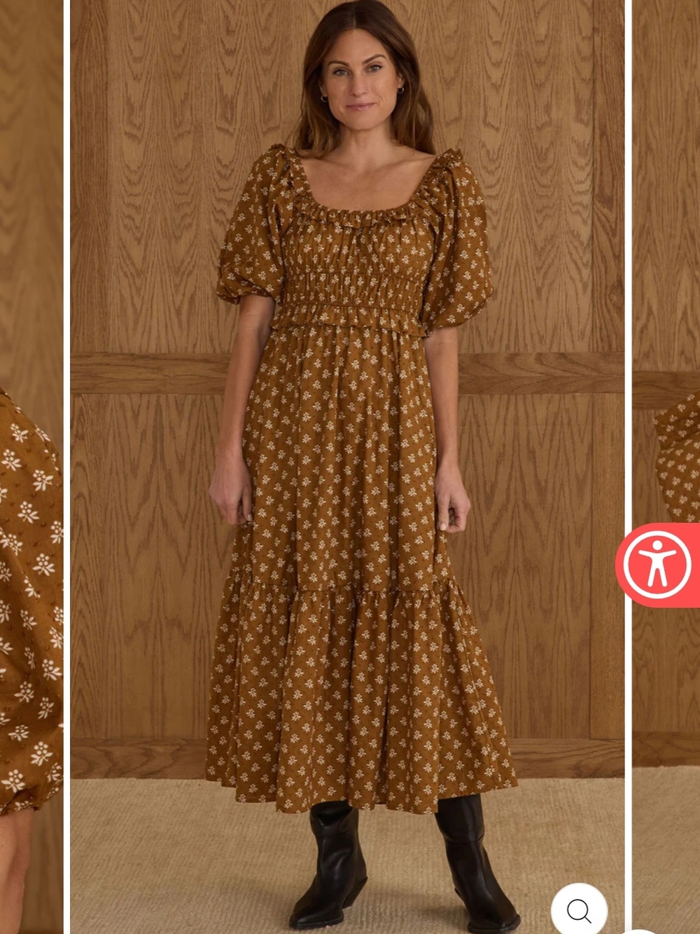 Rylee + Cru Tenley Floral Midi Dress